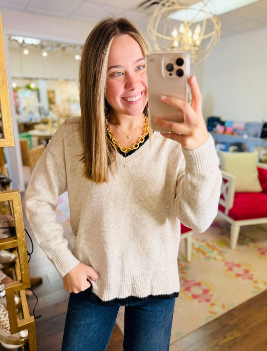 The Velma V-Neck Sweater