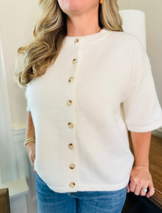 The Baylor Button Up Sweater