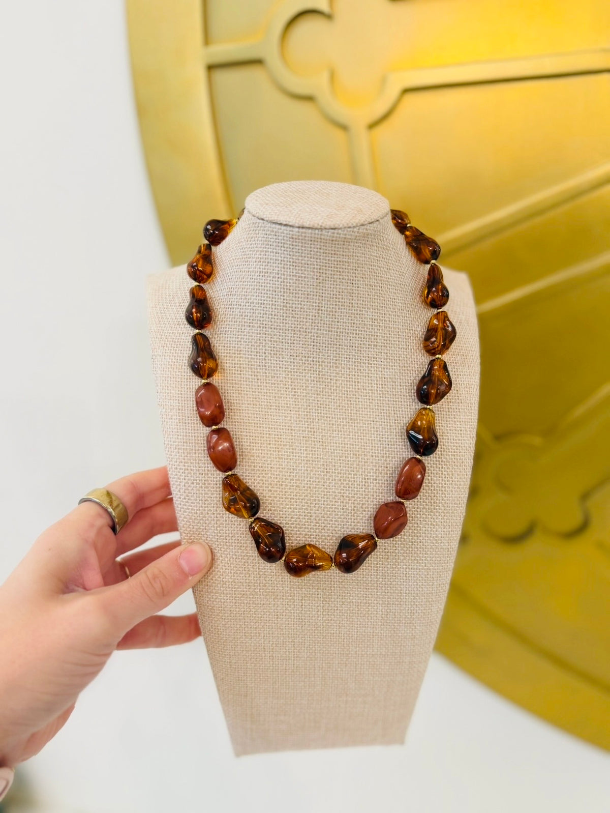MM/ The Cami Necklace/ Tortoise