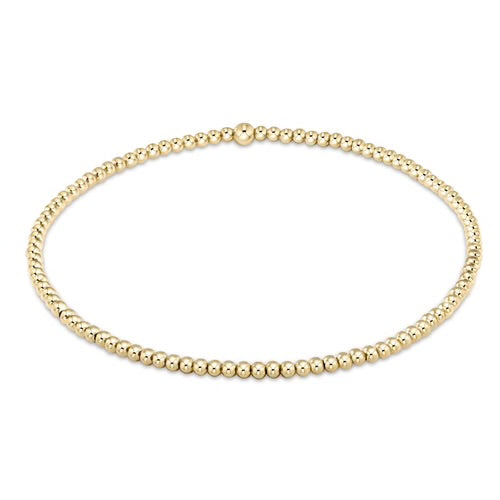 Enewton\ Classic Gold 2mm beaded bracelet