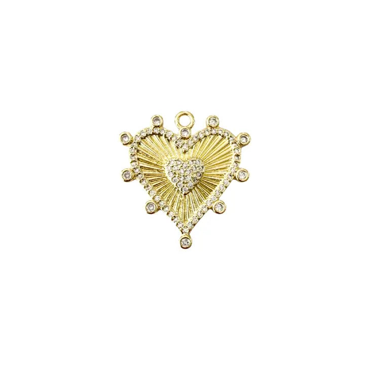The Carter Heart Charm