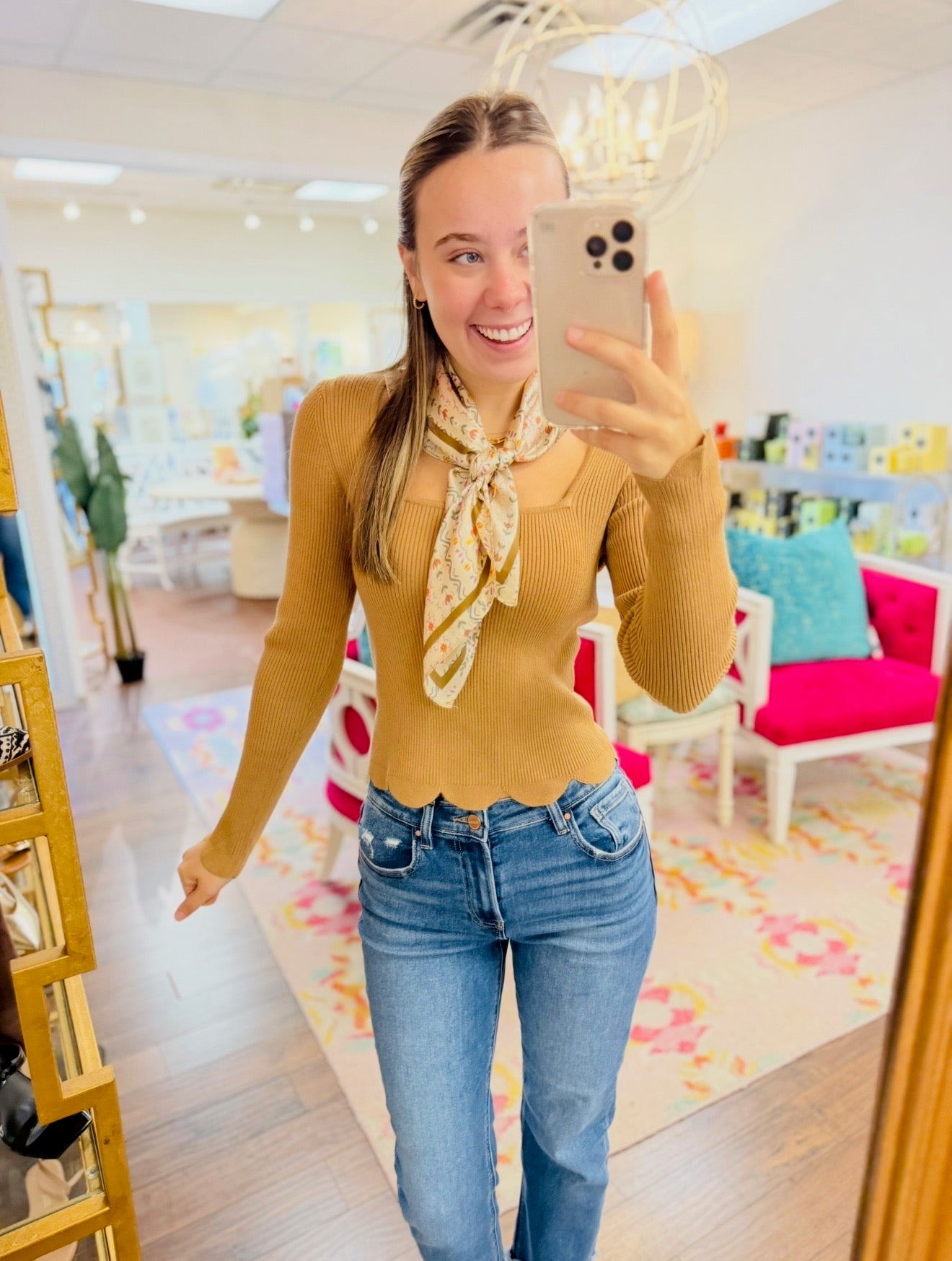 The Scarlett Scallop Sweater