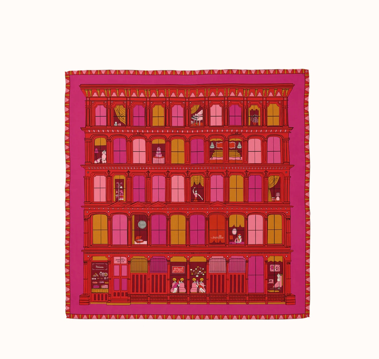 Swells & The City Silk Scarf