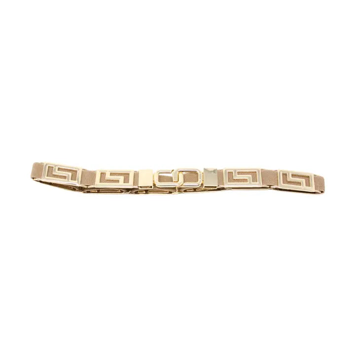 The Simon Stretch Belt/ Beige
