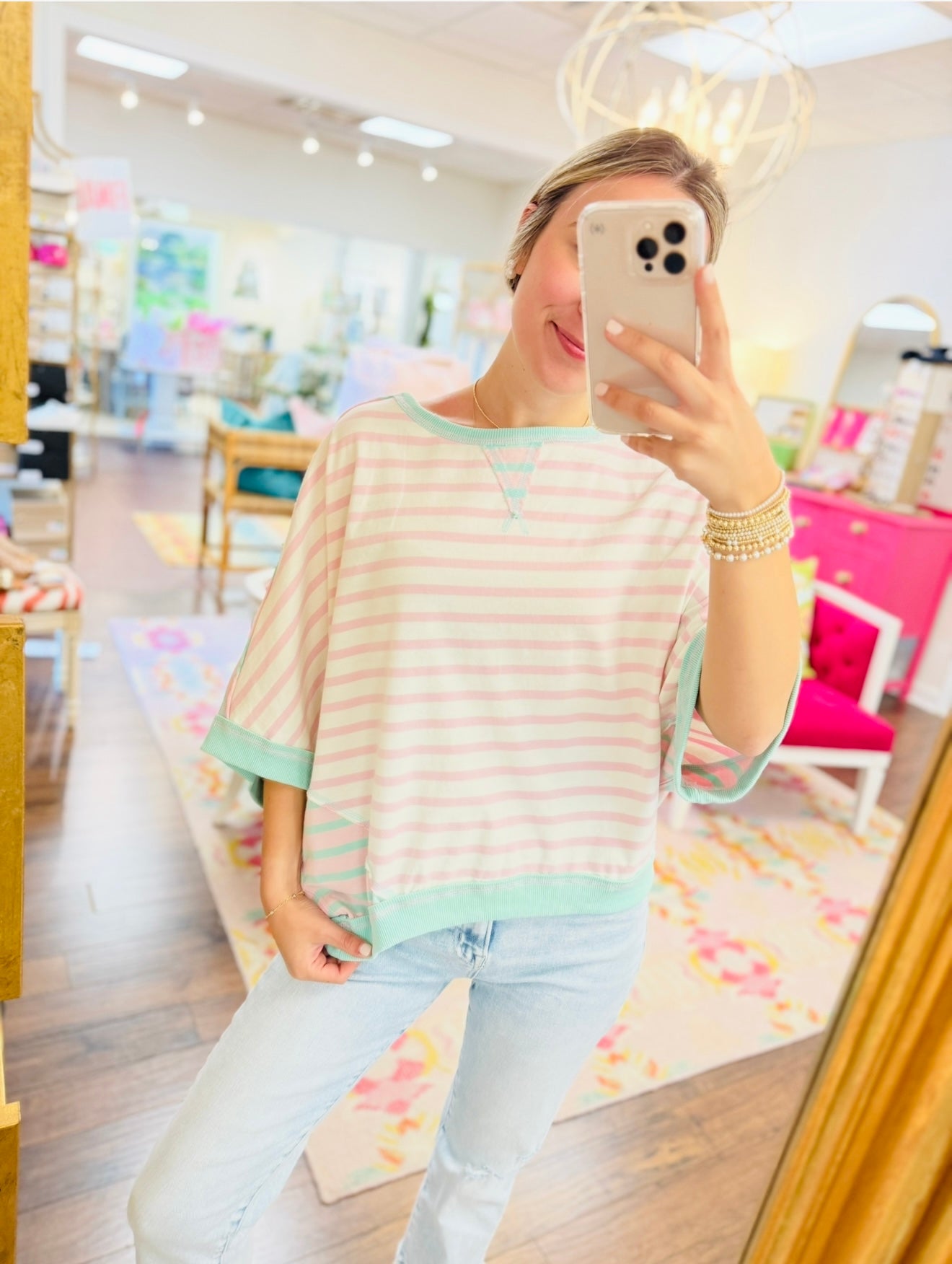 The Stefie Striped Tee