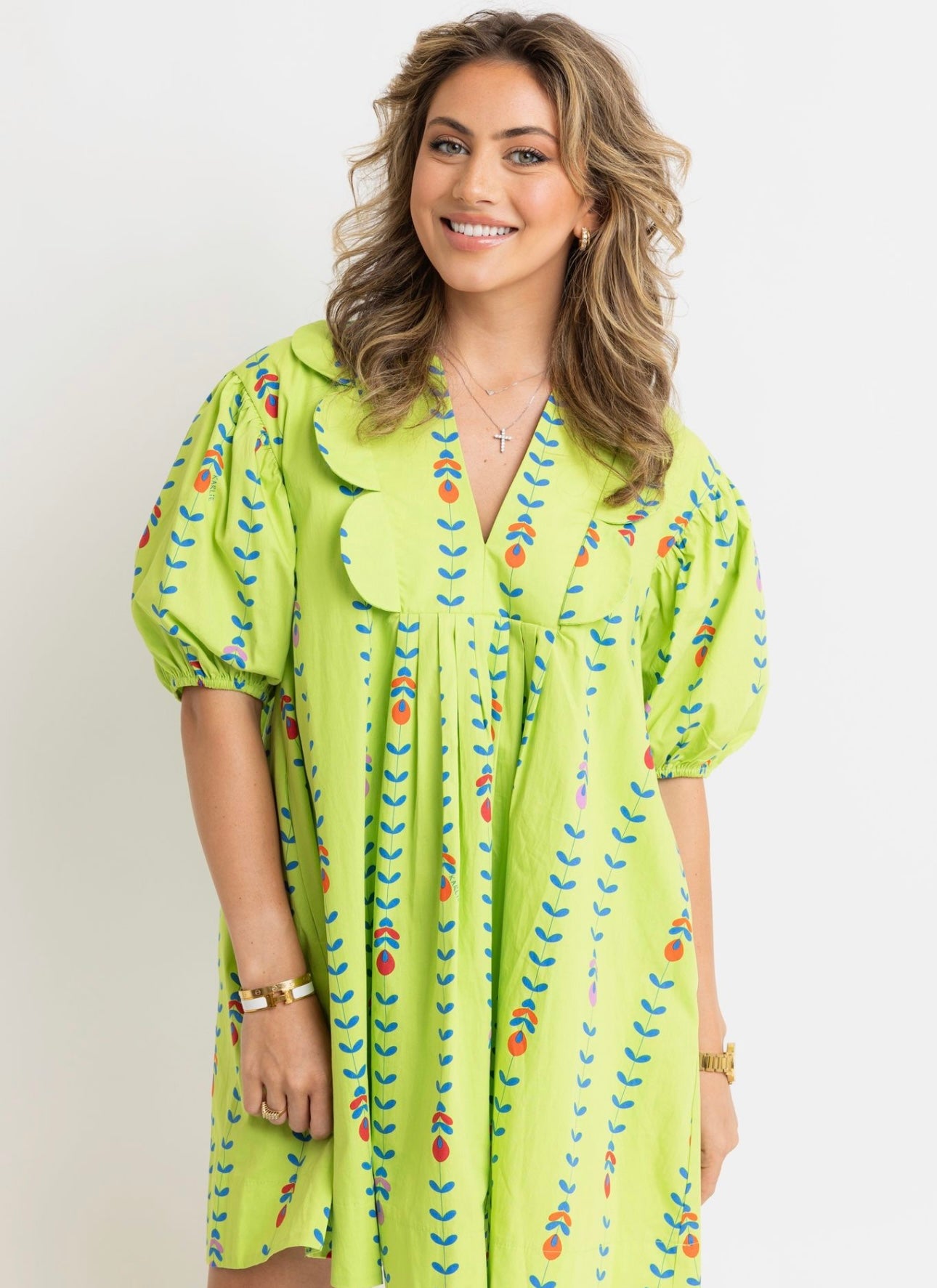 The Shelby Scallop Dress/ FINAL SALE