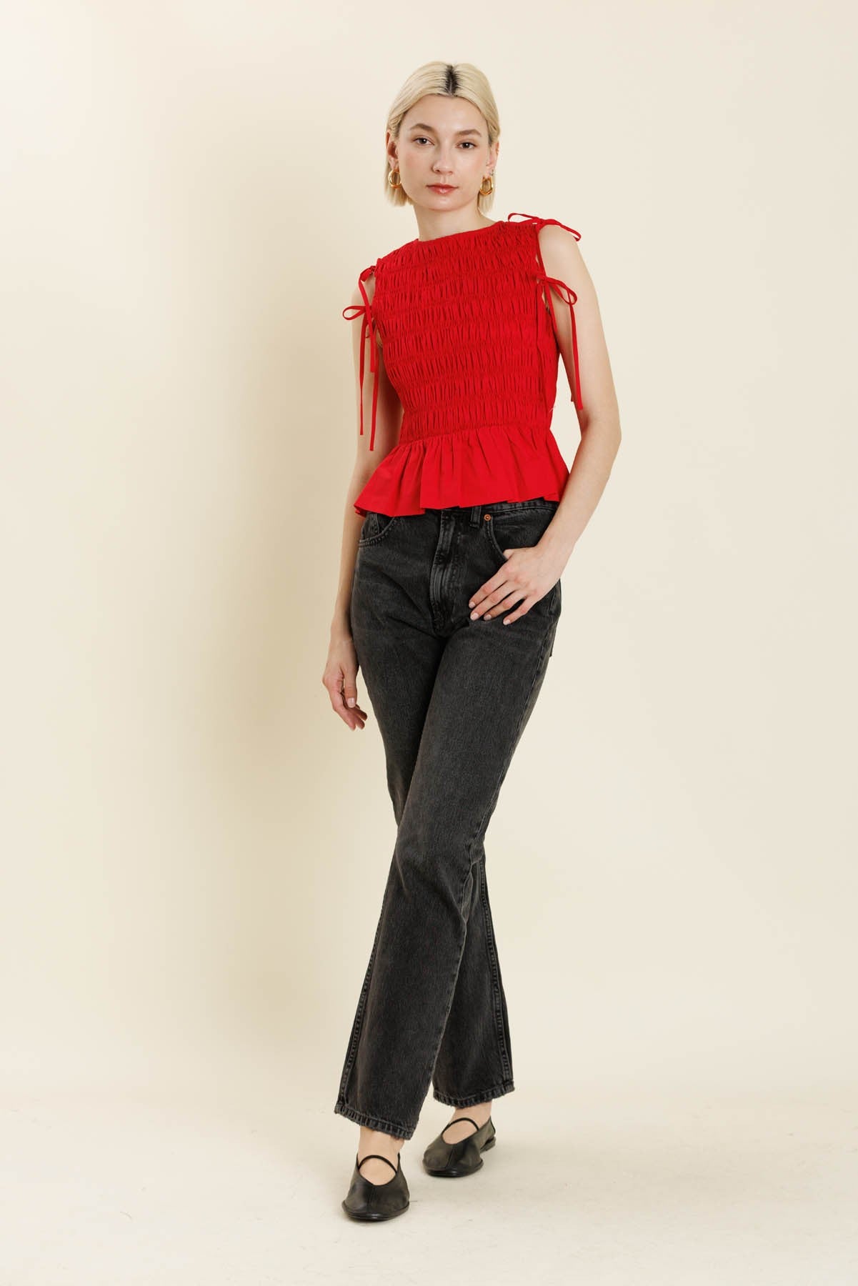 The Parks Peplum Top