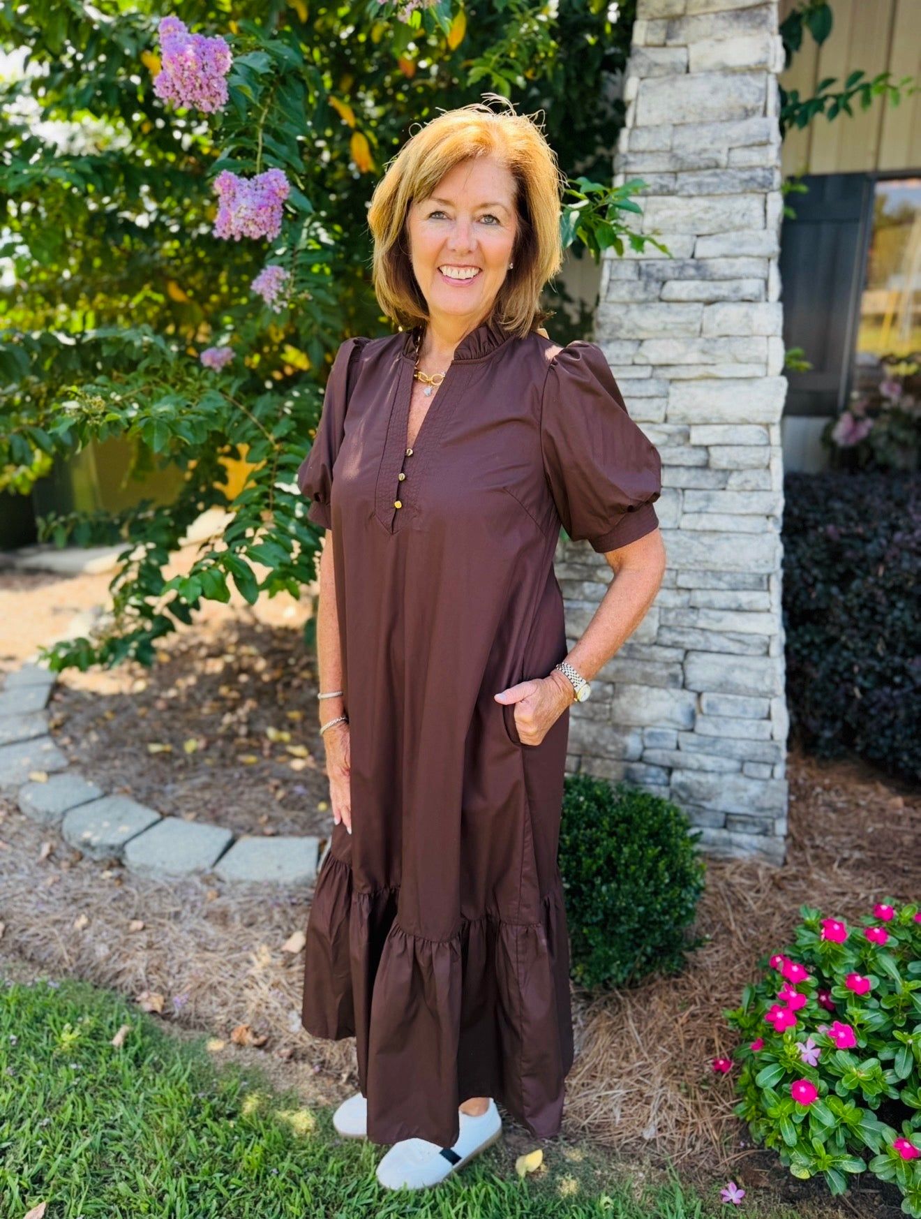 The Pennie Poplin Dress