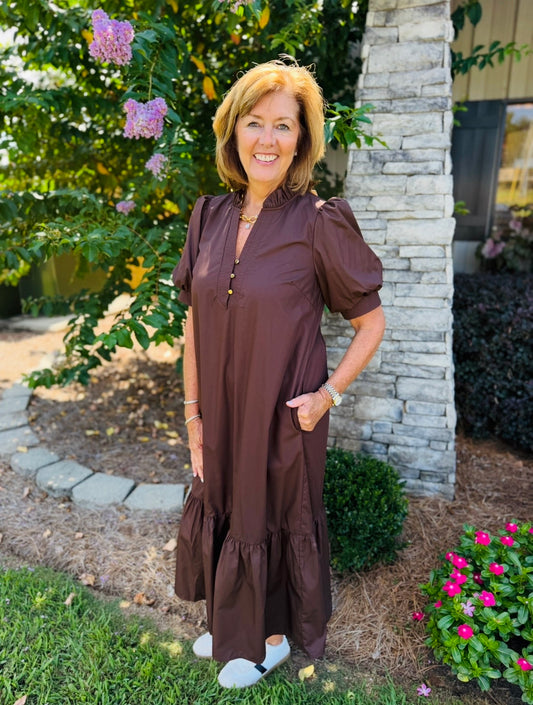 The Pennie Poplin Dress