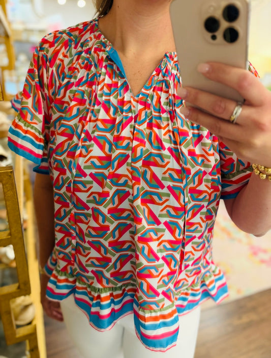 The Mimi Peasant Top/ FINAL SALE