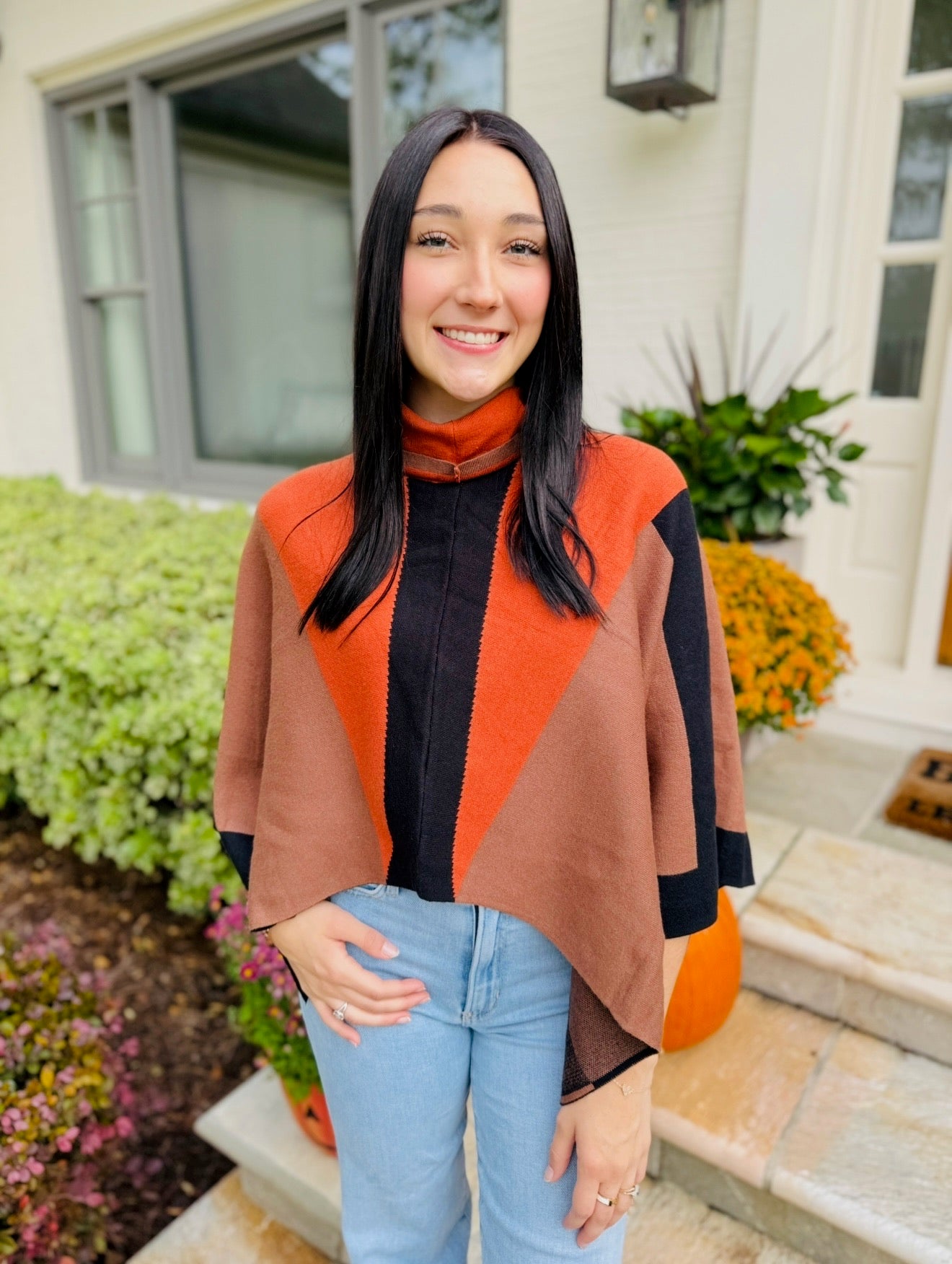 The Peyla Poncho Sweater