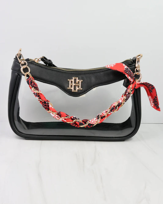 The Serafina Scarf Purse Chain/ B+R Floral