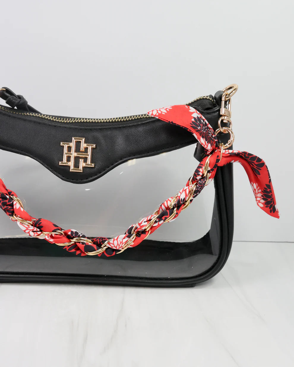 The Serafina Scarf Purse Chain/ B+R Floral