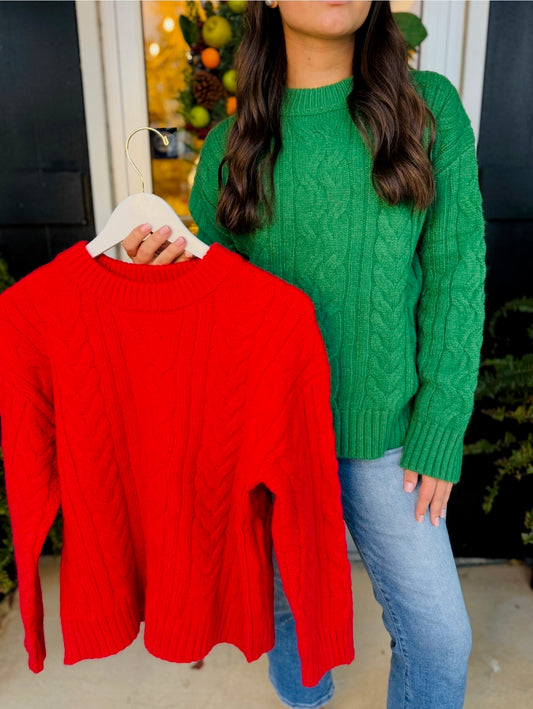 The Carrie Cable Sweater
