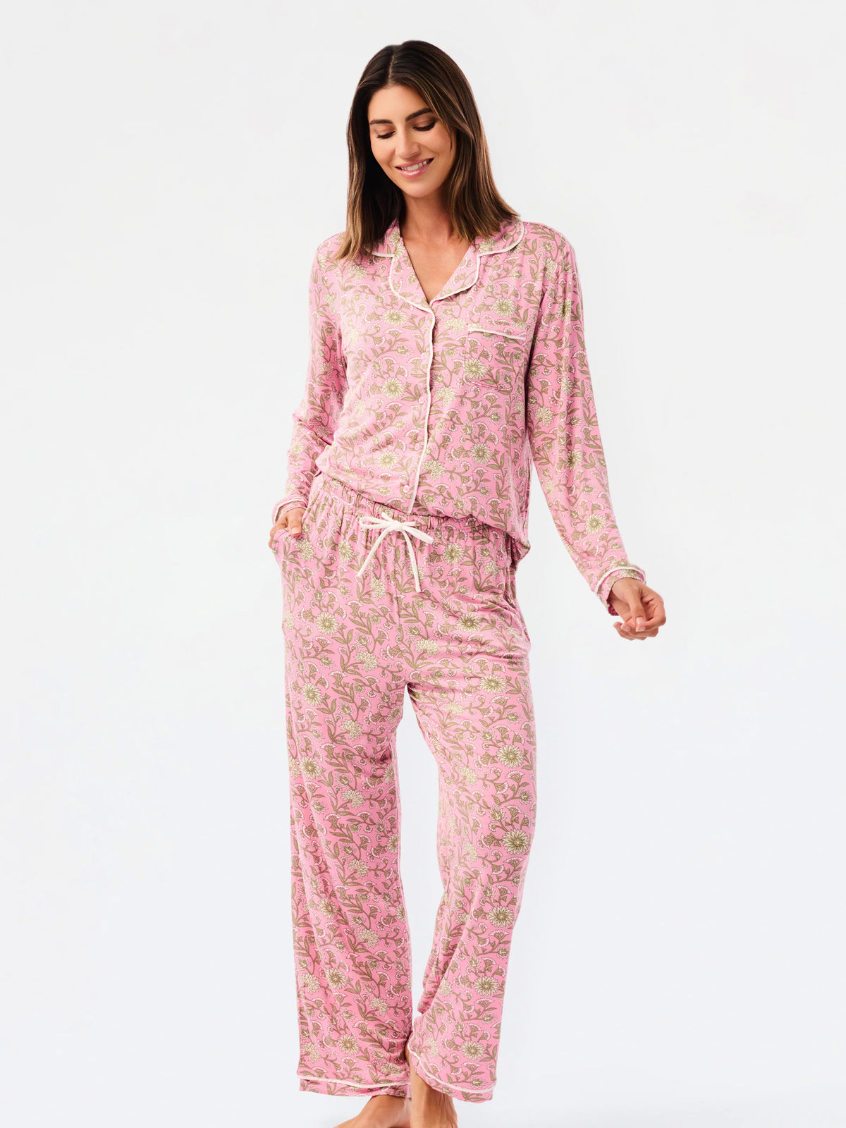 MS/ The Charlotte PJ Set/ Thistle Vines