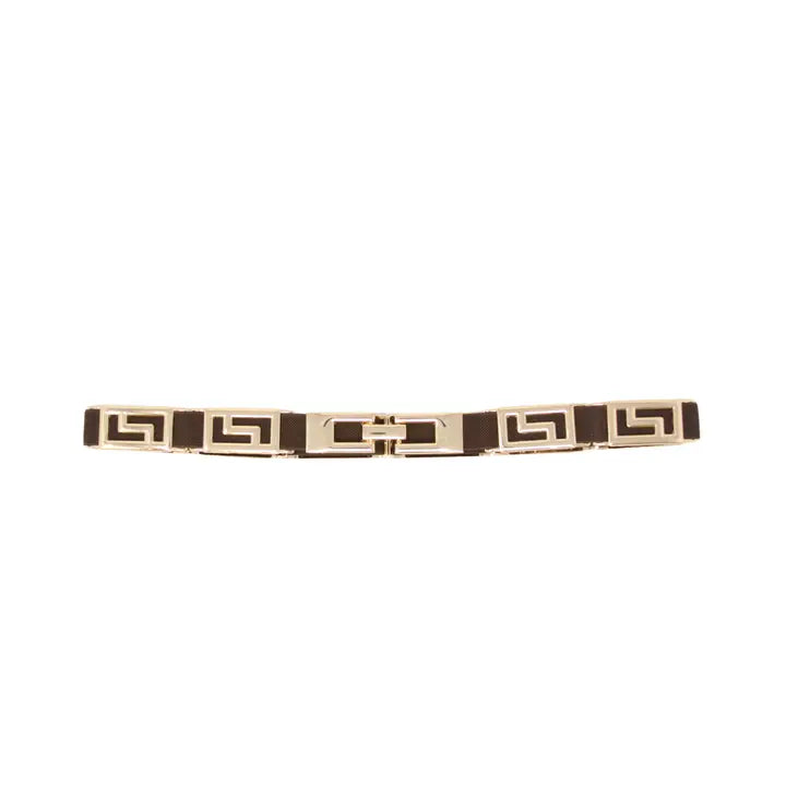 The Simon Stretch Belt/ Chocolate