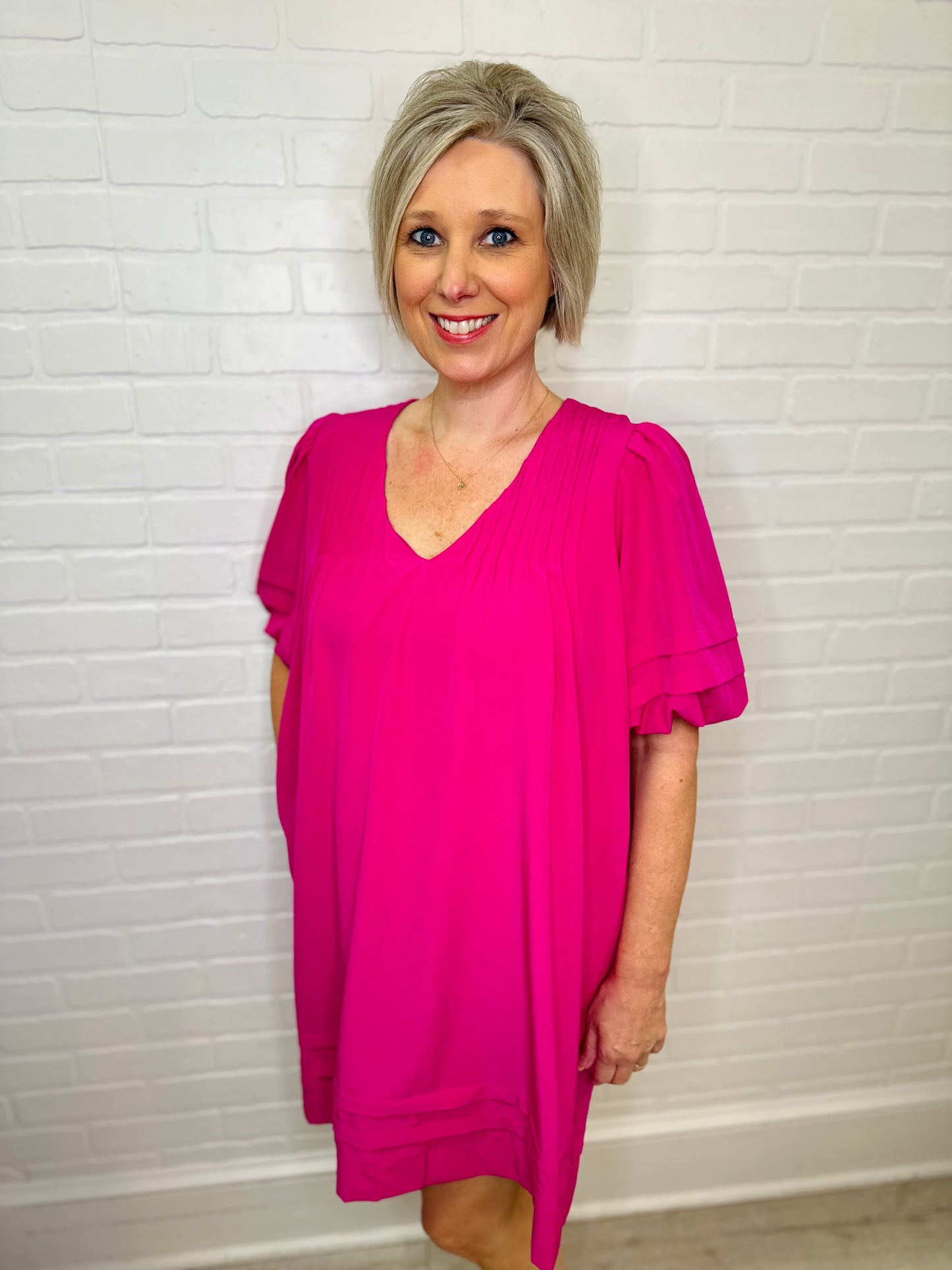 Joy Joy/ Bliss Berry Puff Dress/ FINAL SALE