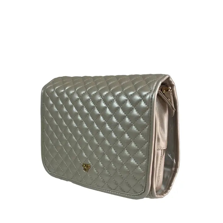 PN/ The Getaway Toiletry Case/ Pearl Quilted