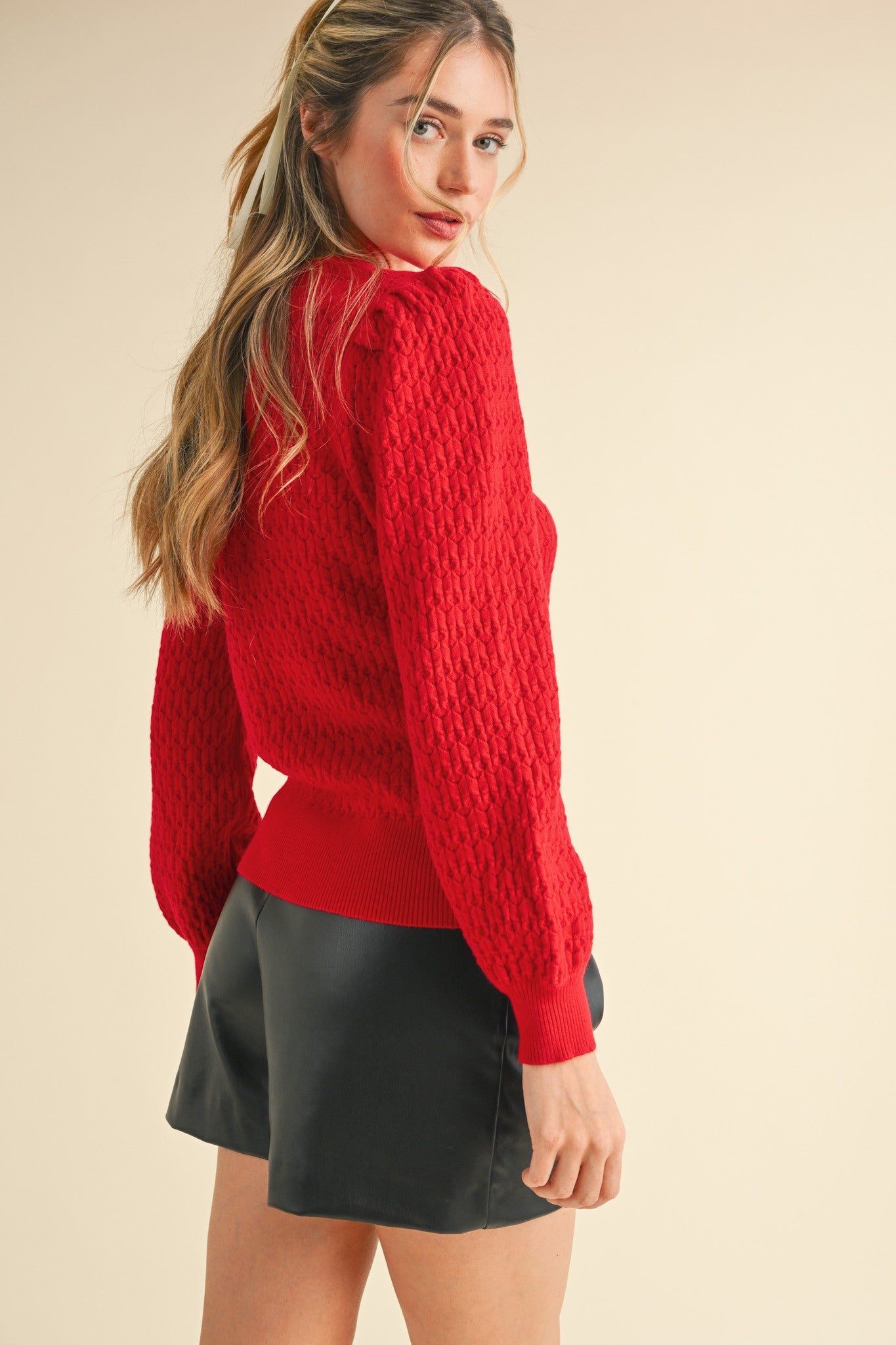 The Sasha Scalloped Sweater