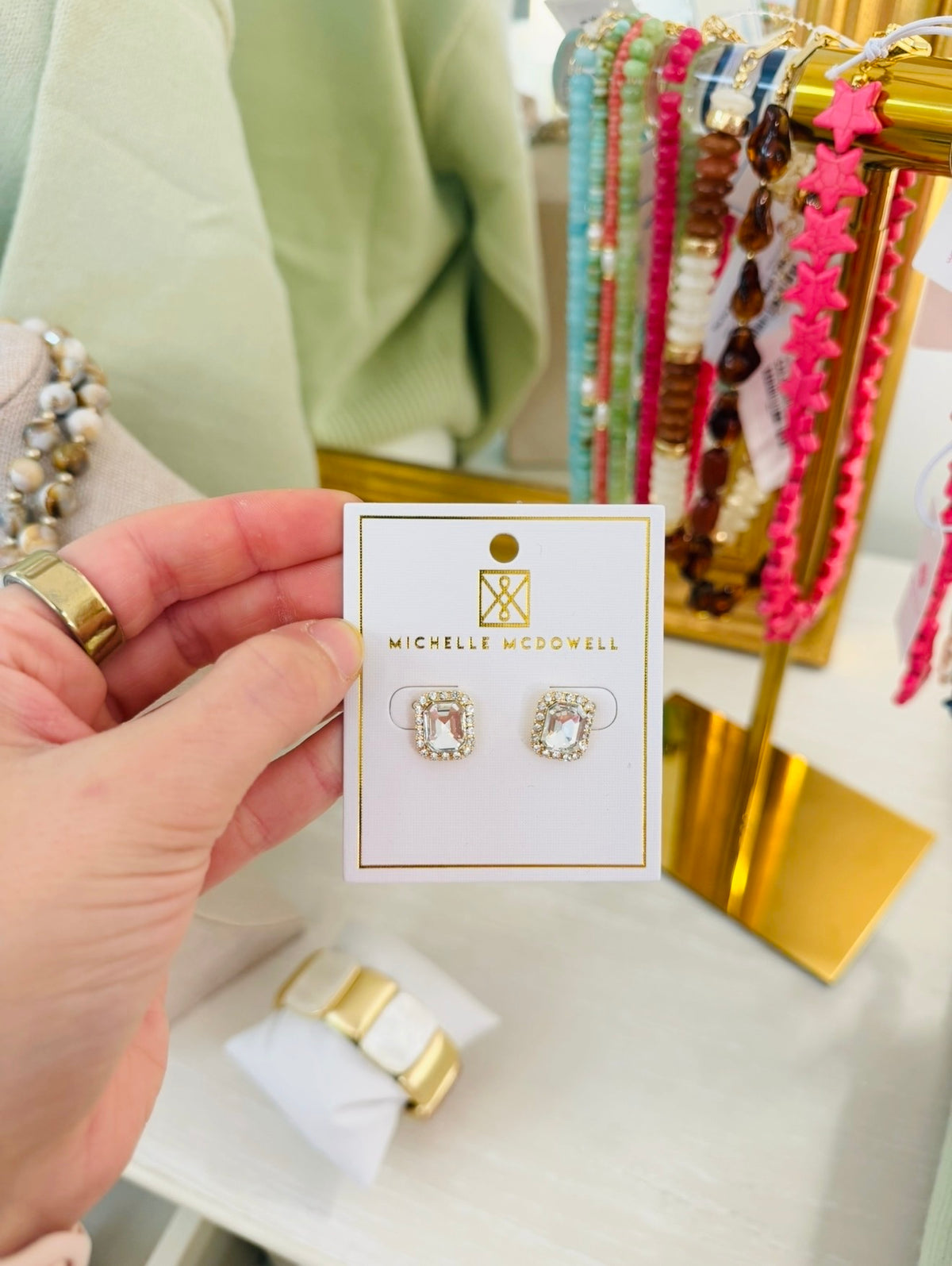 MM/ The Hadley Clear Earrings