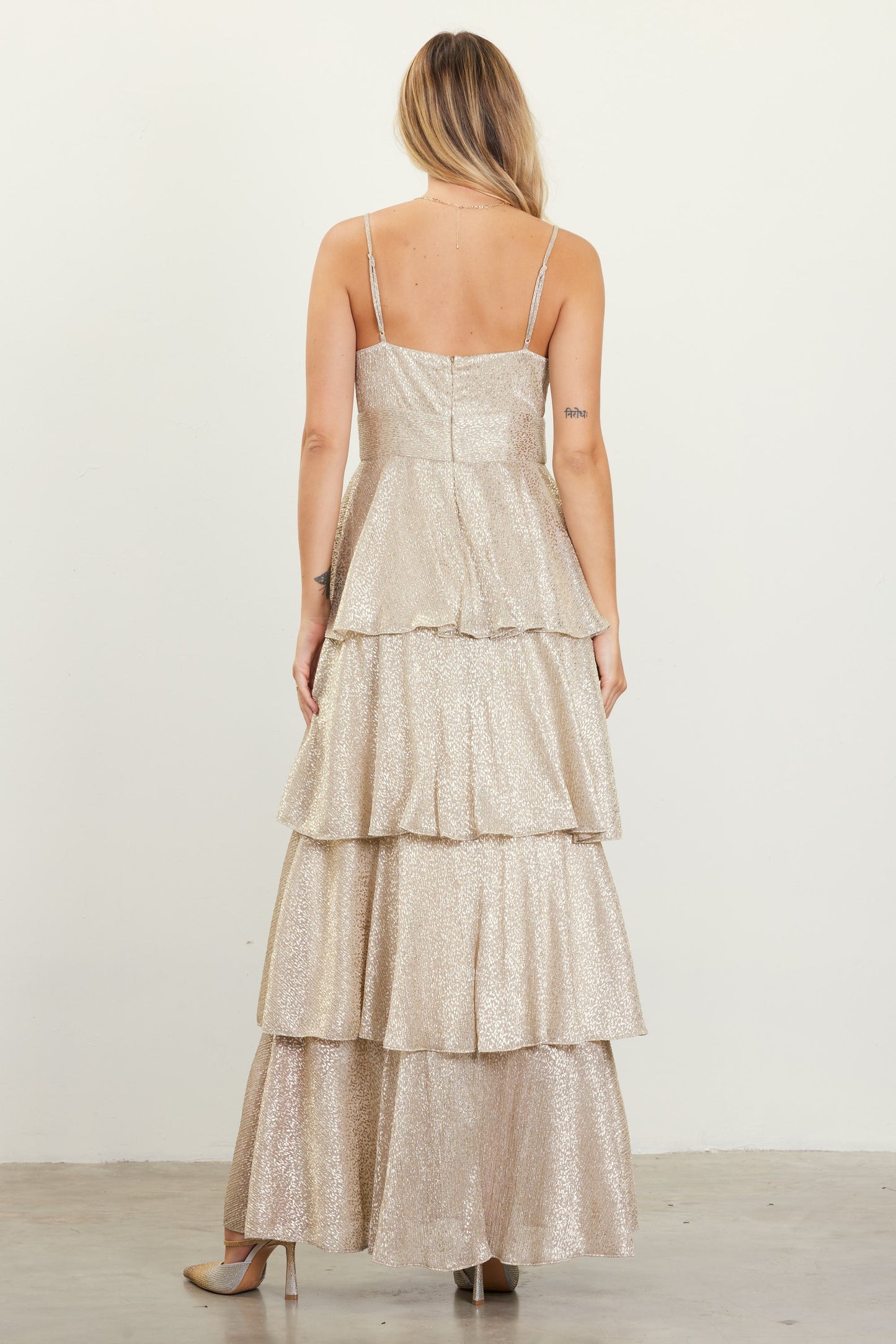 The Lolli Lurex Maxi Dress/ FINAL SALE