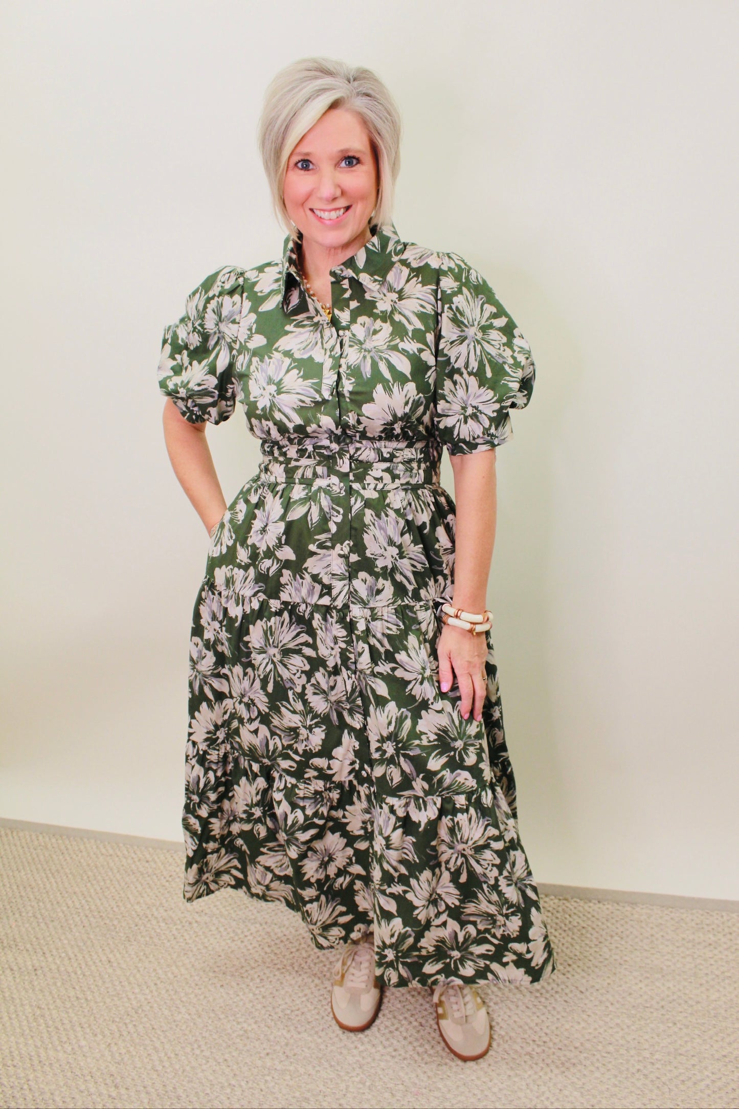 The Falling For Floral Midi