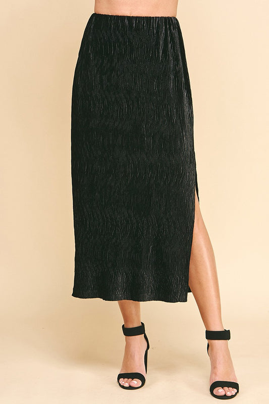 The Weaslee Woven Midi Skirt-FINAL SALE