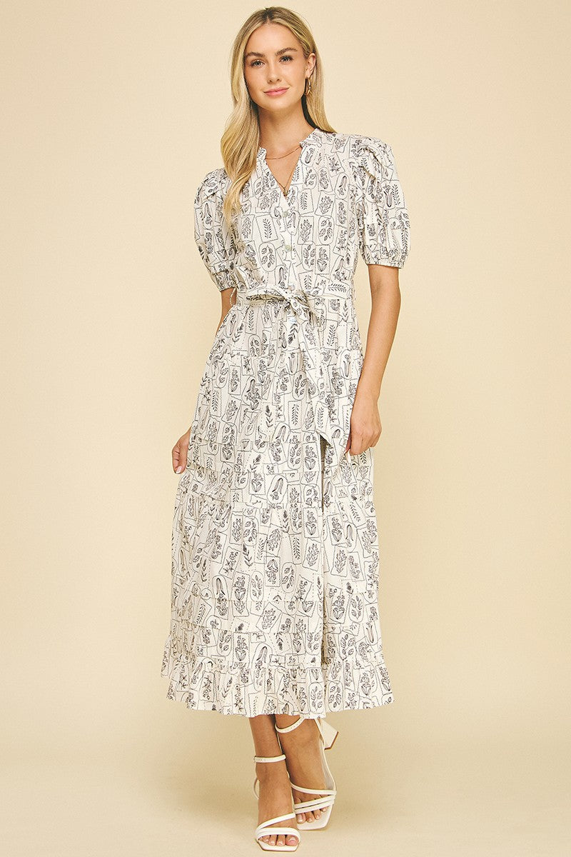 The Paula Postcard Dress