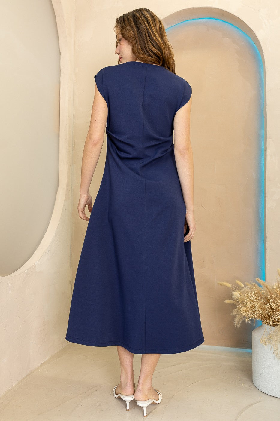 The Pamalynn Pleat Dress