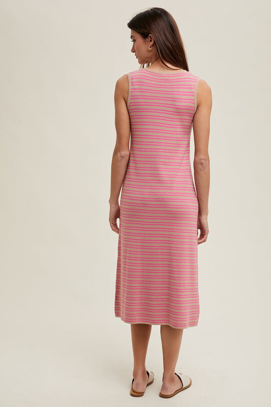 The Shelbee Striped Midi Dress