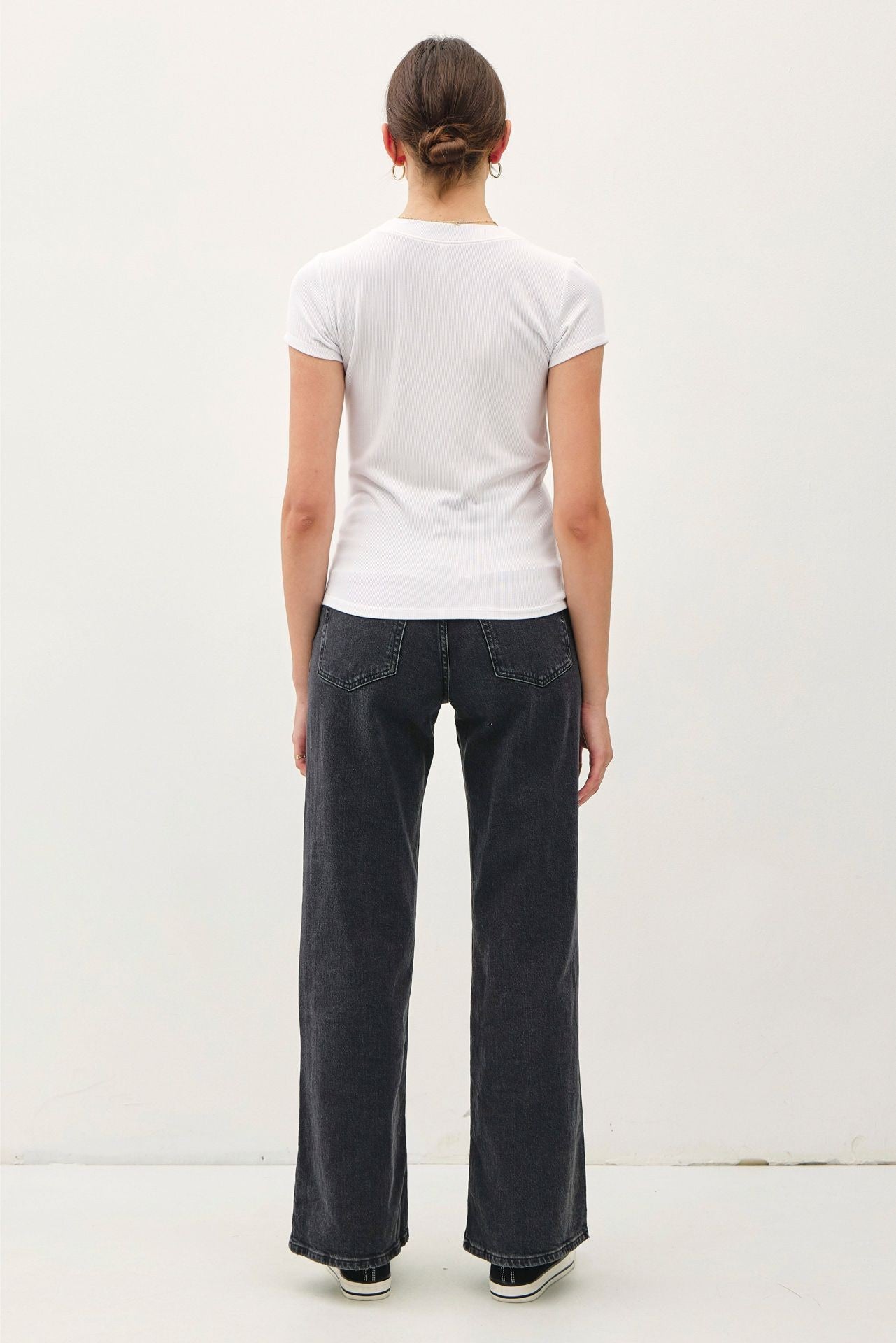 The Classic Ribbed Crew Tee