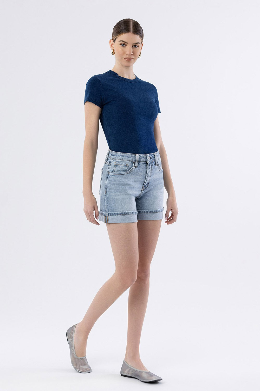 Vervet/ HR Cuffed Shorts