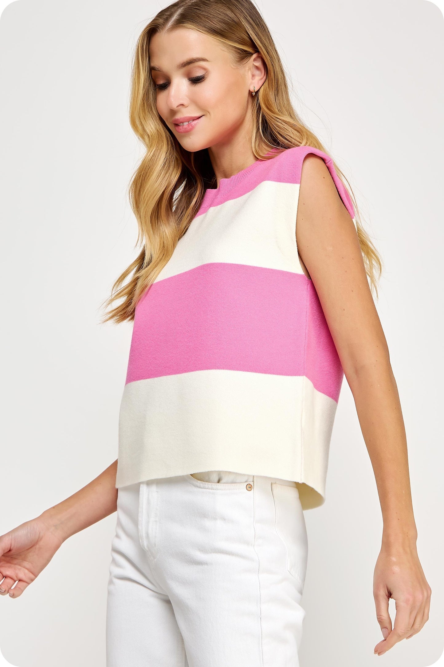 The Steph Striped Sweater