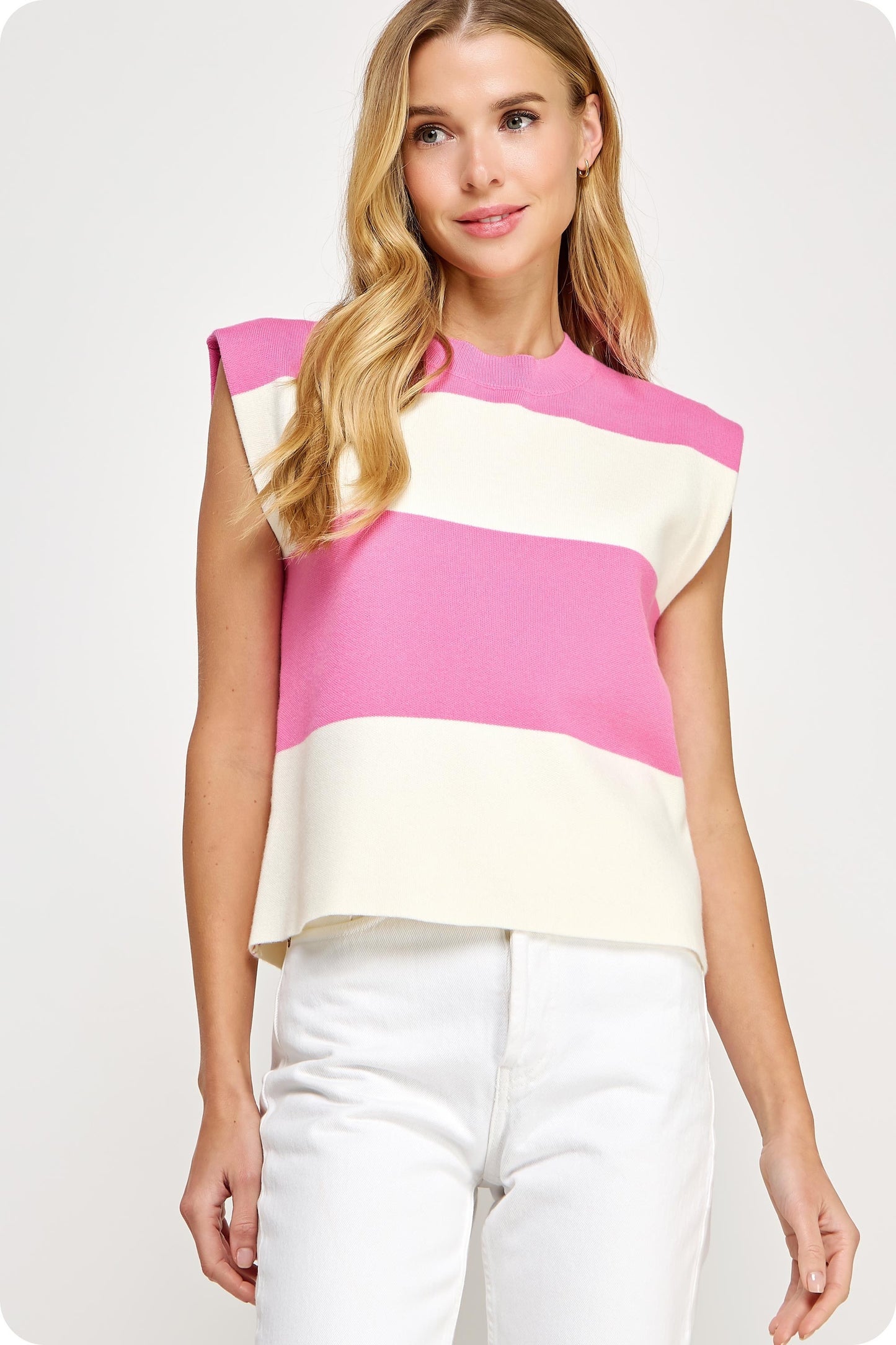 The Steph Striped Sweater
