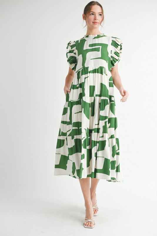 The Giverny Green Dress