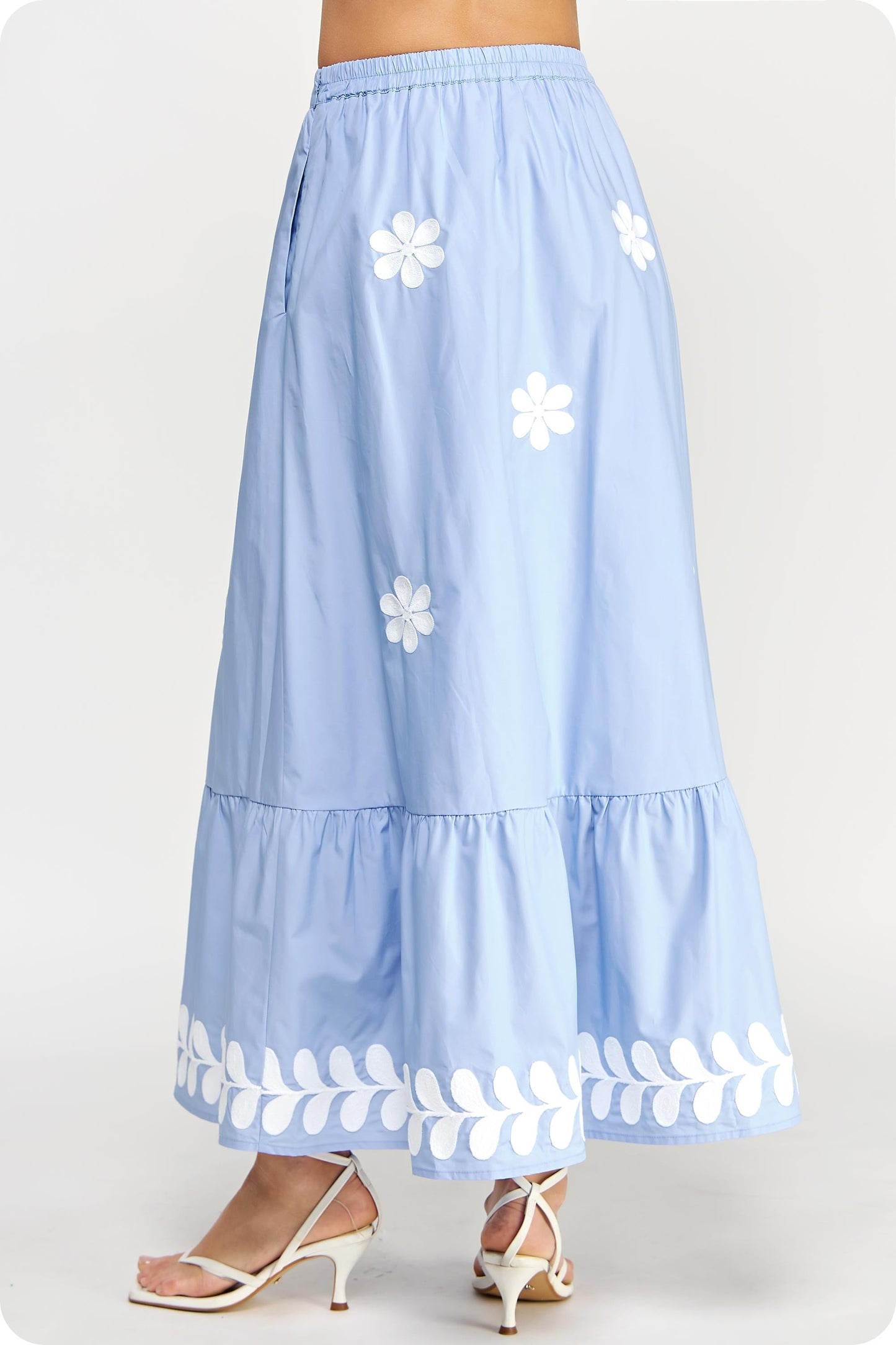 The Fria Floral Midi Skirt/ FINAL SALE