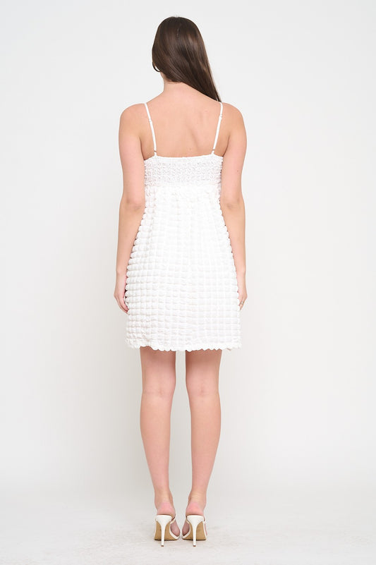 The Cloud Puff Mini Dress/ FINAL SALE
