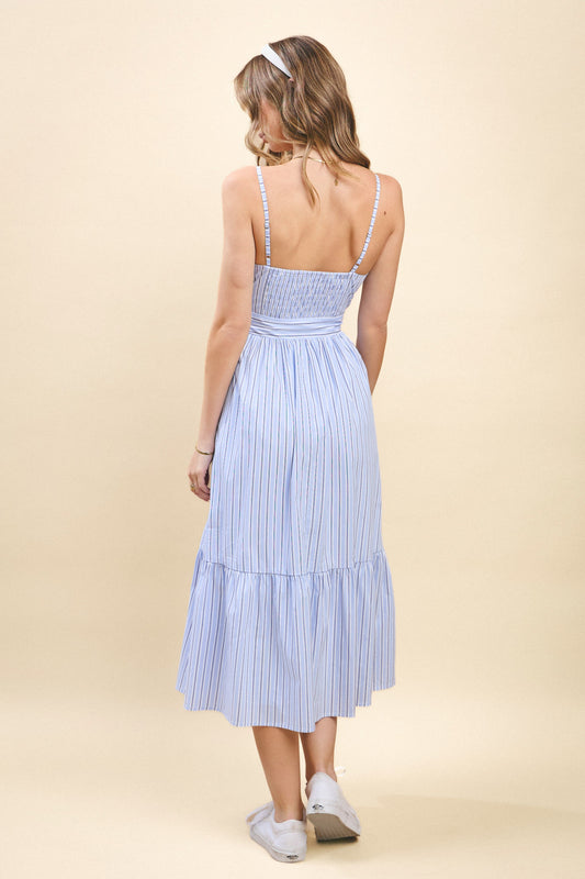The Paloma Pinstripe Dress/ FINAL SALE