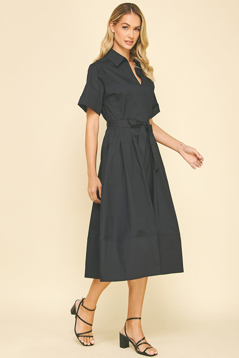 The Celeste Collared Midi
