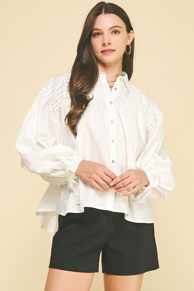 The Tyler Tucked Blouse