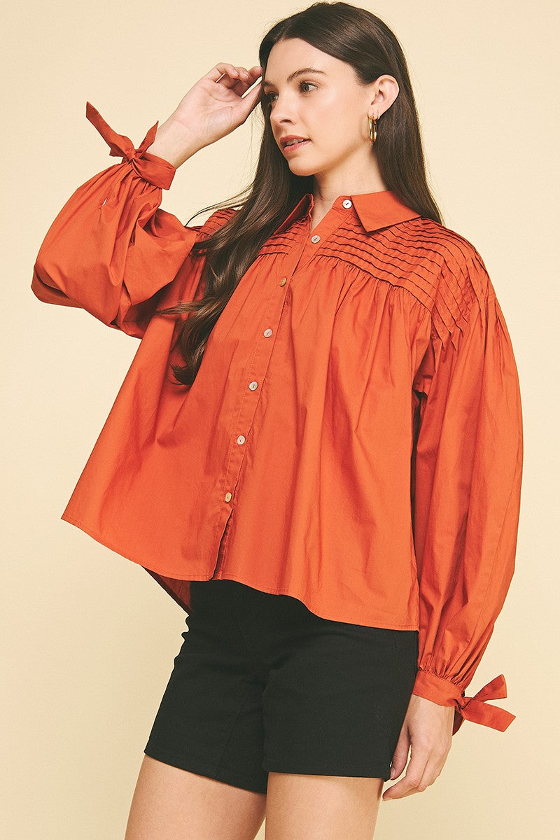 The Tyler Tucked Blouse