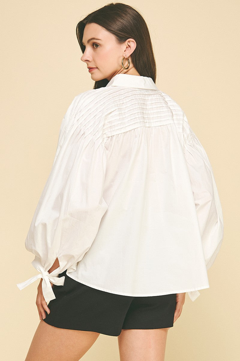The Tyler Tucked Blouse