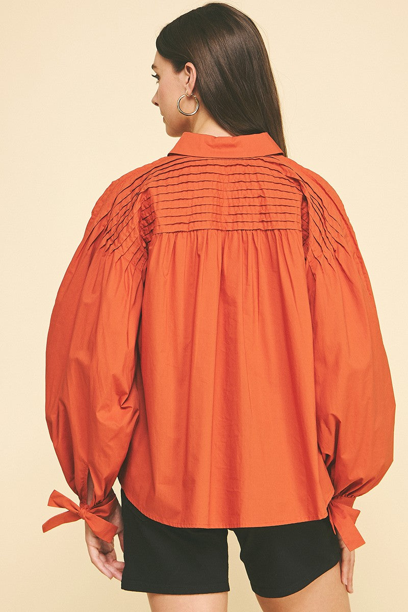 The Tyler Tucked Blouse