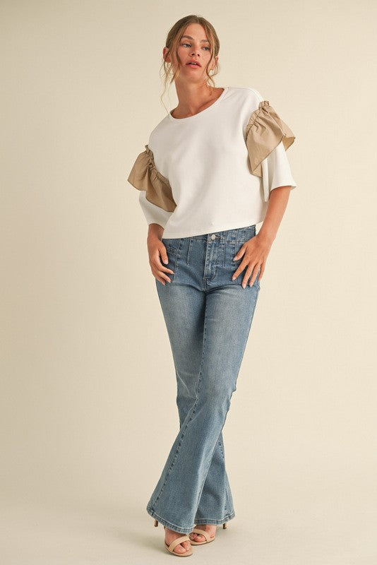 The Roxxy Ruffle Top