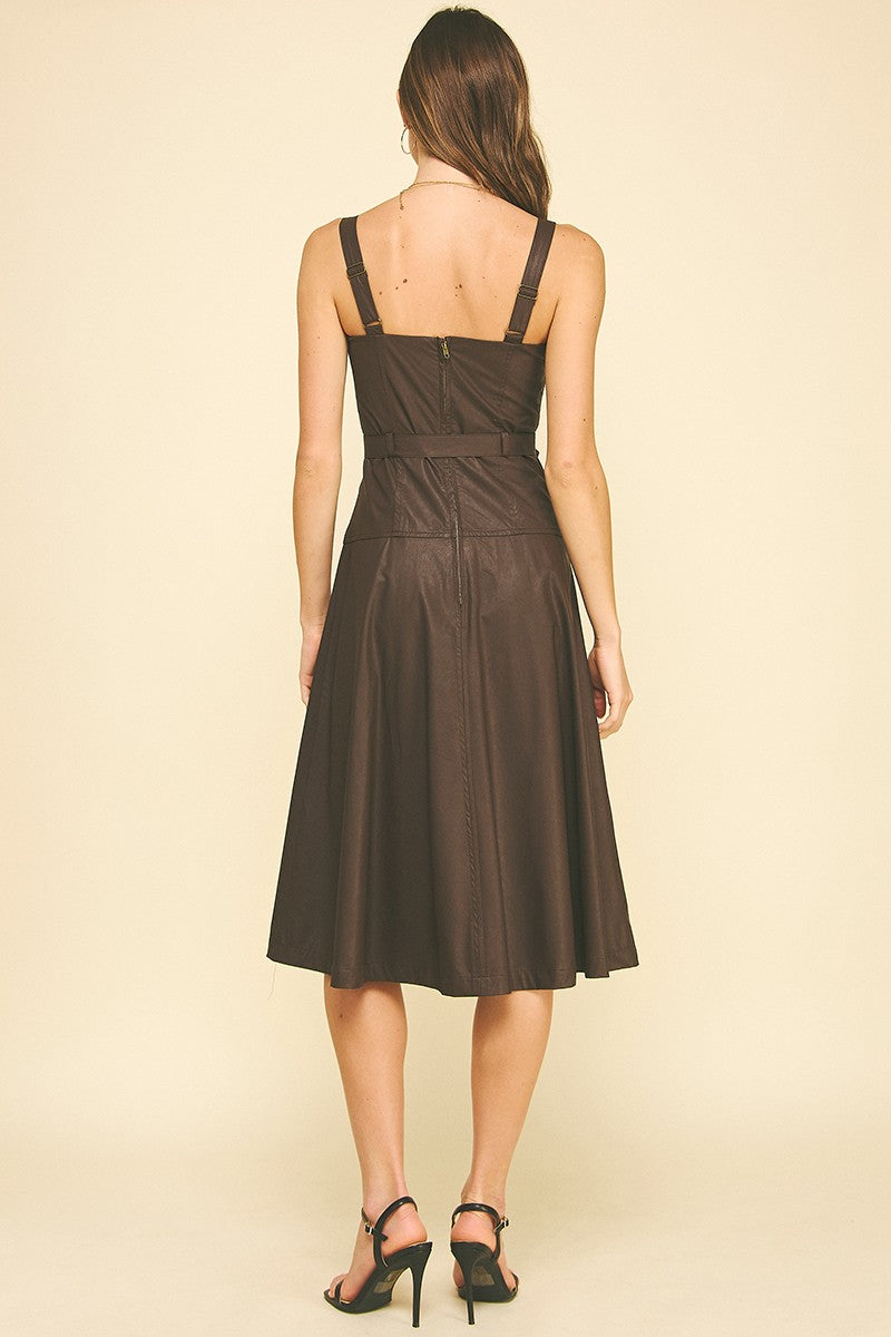The Parklyn Pleather Dress