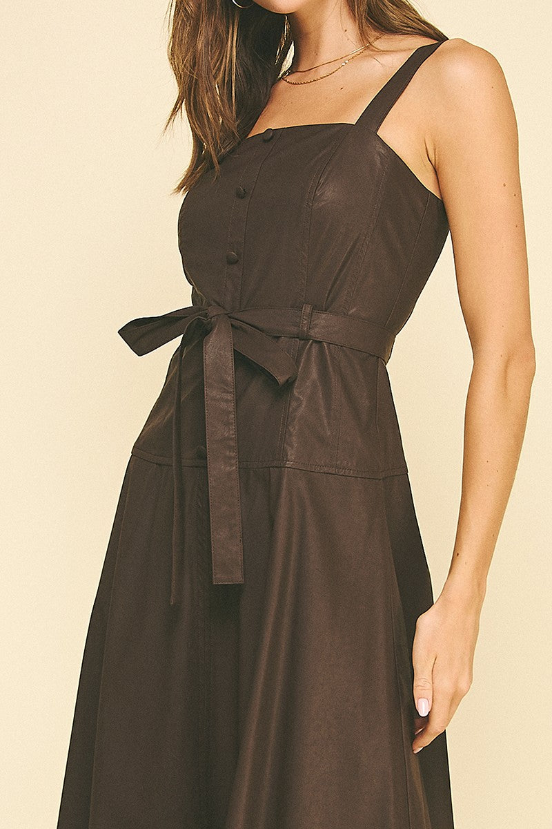 The Parklyn Pleather Dress