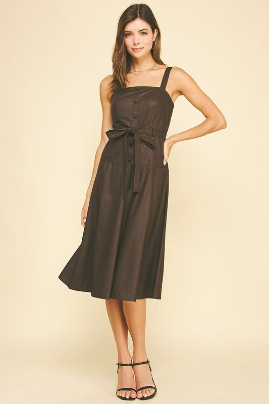 The Parklyn Pleather Dress