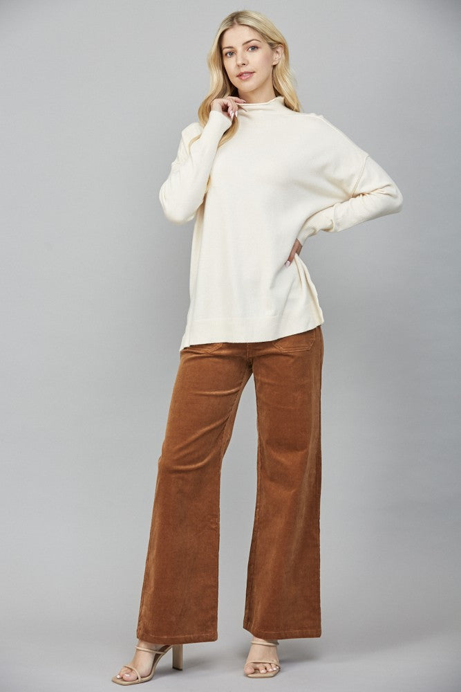 The Rover Raw Edge Sweater