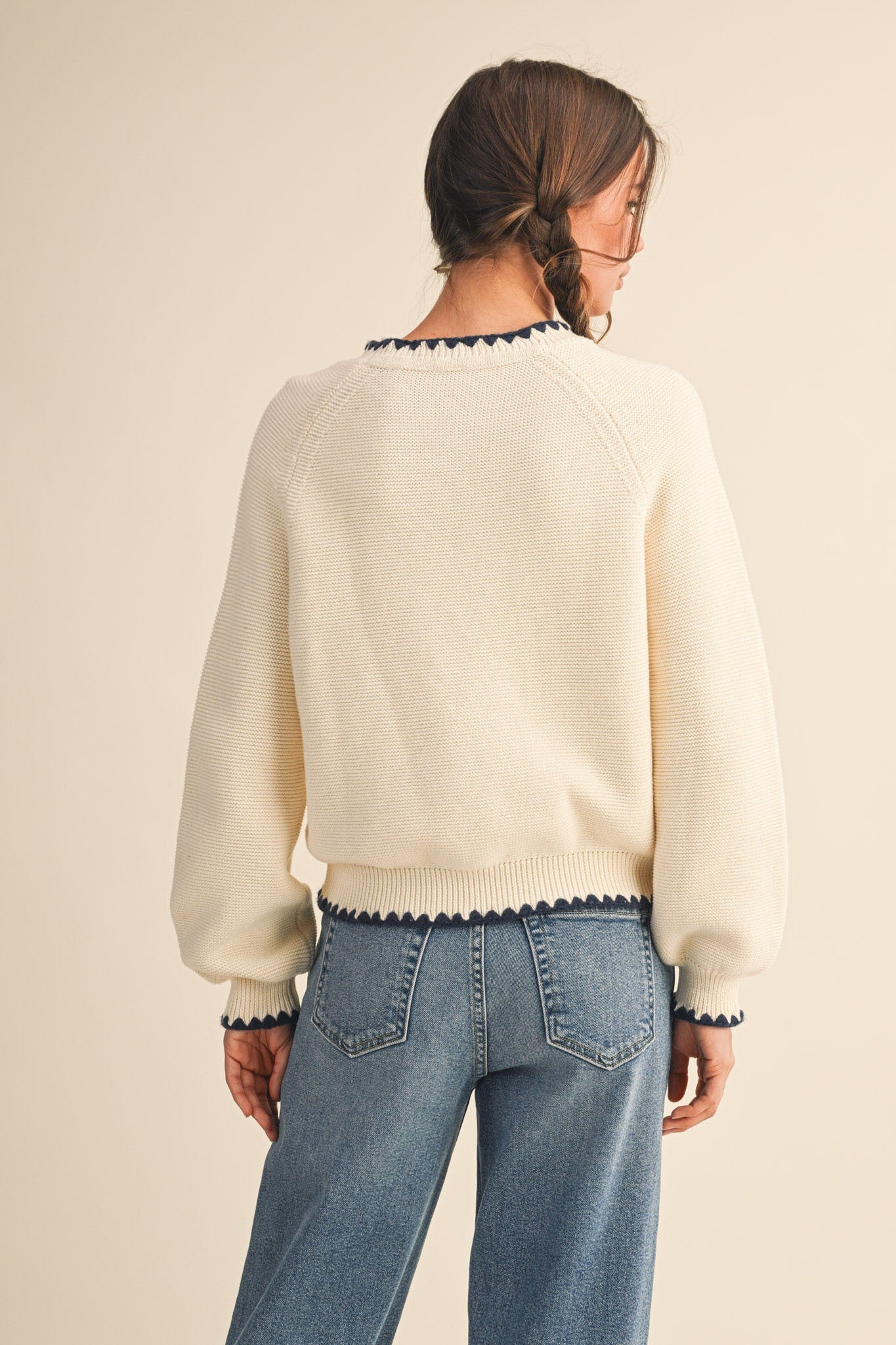 The Cecilie Contrast Sweater
