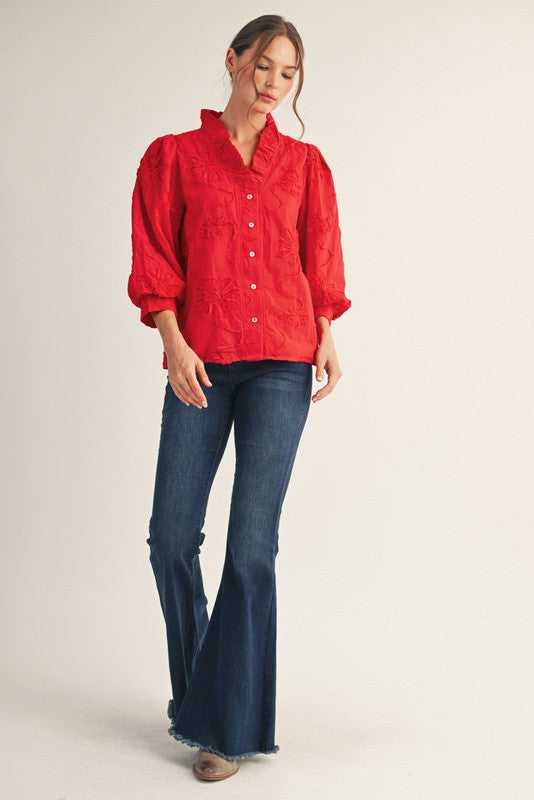 The Felicity Floral Top